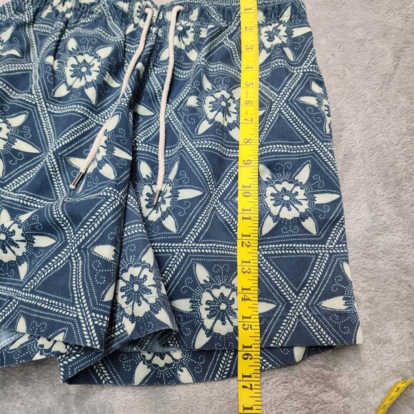 NWT Faherty Men's Blue Swim Beacon Trunks Size S - Picture 10 of 13
